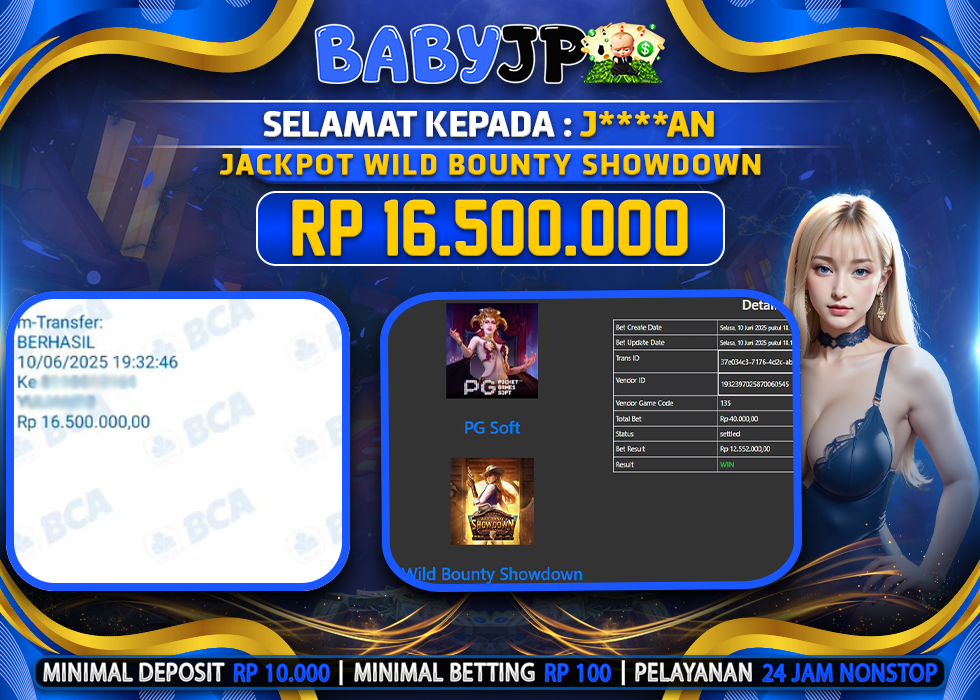 J****AN JACKPOT WILD BOUNTY,-LUNAS